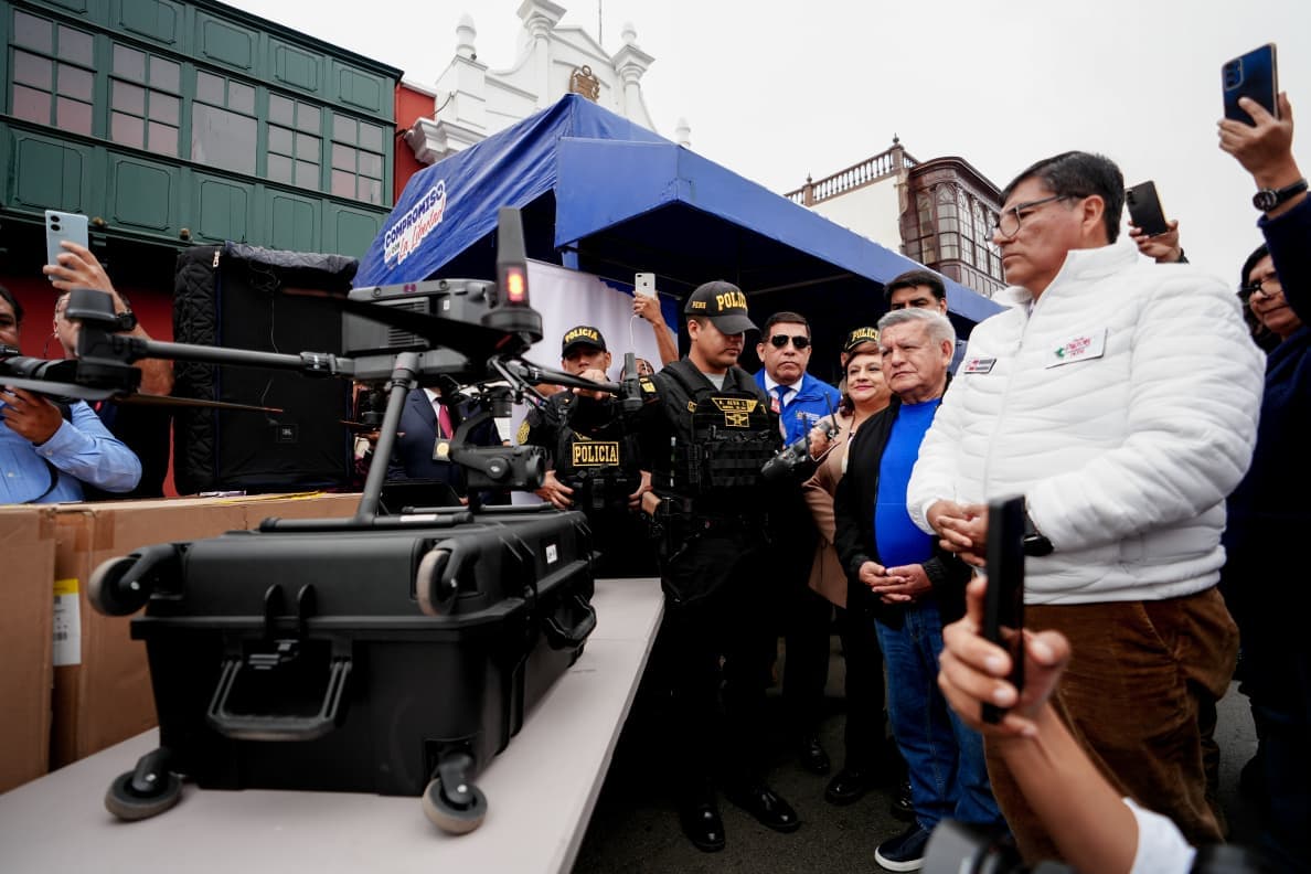 Seguridad con visión: La Libertad avanza con los drones de César Acuña