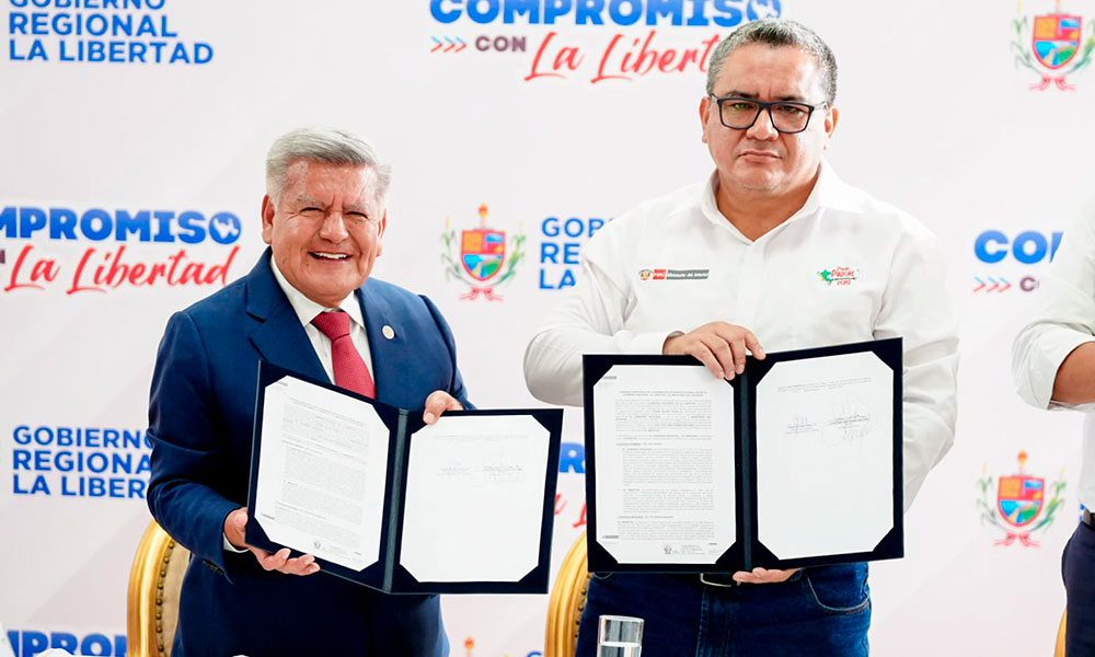 César Acuña anuncia S/. 50 millones en equipos y logística para la policía en La Libertad